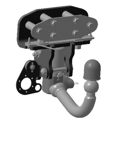 Фаркоп ORIS 3012-D2 быстросъемный на Toyota Land Cruiser 200 2007-